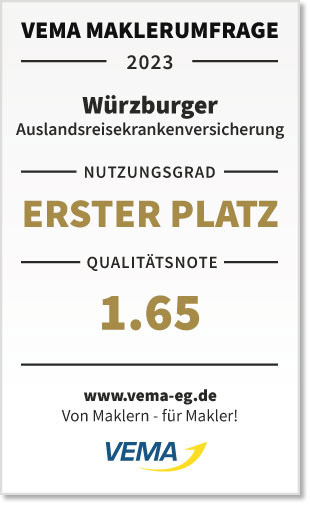 Erster Platz bei der VEMA-Maklerumfrage 2023