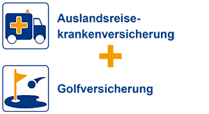 Auslandsreiseversicherung + Golfversicherung