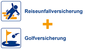 Reiseunfallversicherung + Golfversicherung