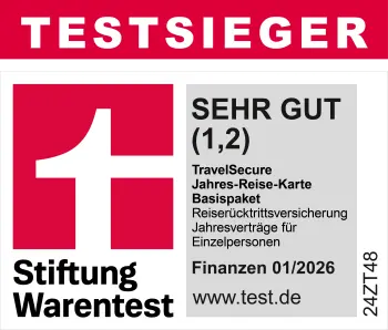 Finanztest Jahresreisekarte Einzelperson SEHR GUT