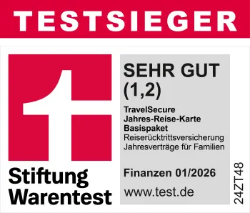 Finanztest Jahresreisekarte Familie SEHR GUT