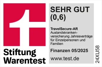 Auslandskrankenversicherung Finanztest Familie Note sehr gut