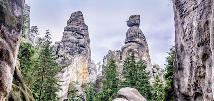 Wandern mit Aussicht: Tschechien: Die Adersbach-Weckelsdorfer Felsenstadt