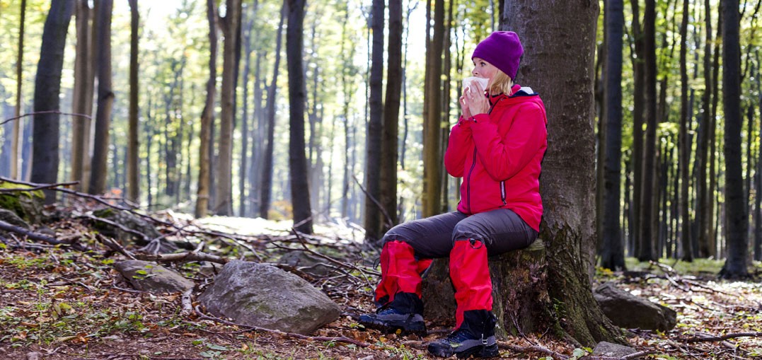 Erschöpfung oder Ermüdung beim Wandern 