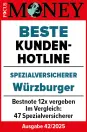 Icon TravelSecure Focus Money | BESTE KUNDENHOTLINE 2025 Würzburger Versicherungs-AG