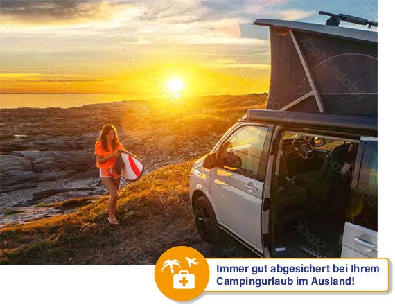 TravelSecure Camper Sorglos-Paket und Auslandskrankenversicherung