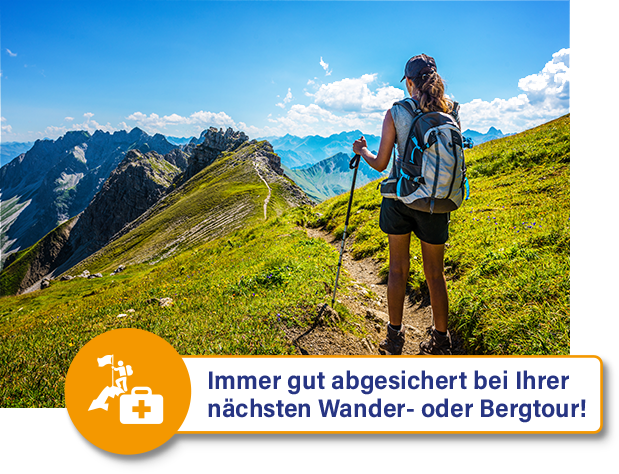 Wander- und Bergsportversicherung: Immer gut abgesichert bei Ihrer Wander- oder Bergtour!