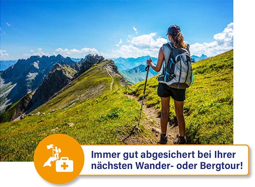 TravelSecure Wander- und Bergsportversicherung - gut geschützt bei Ihrem nächsten Aktiv