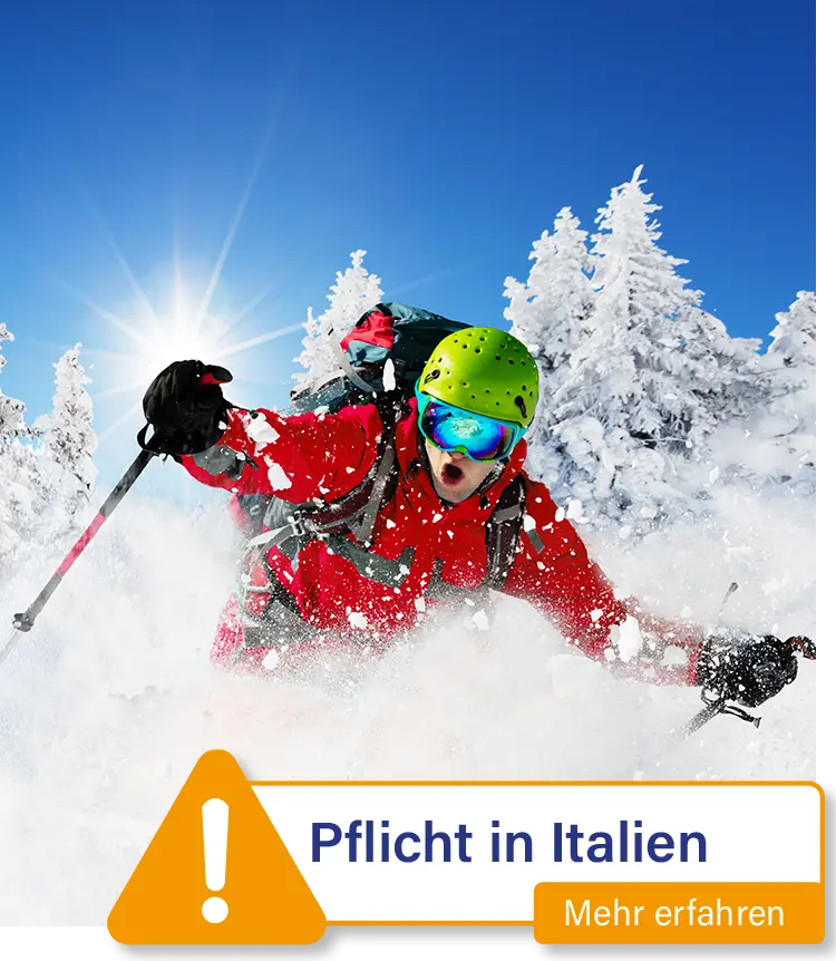 TravelSecure: Ski-Haftpflichtversicherung - Pflicht in Italien