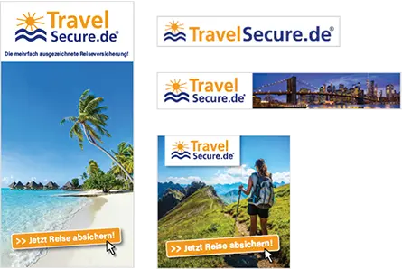TravelSecure Banner-Übersicht Vorschau